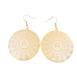 BURIUS Brass Earrings for Women Earrings - Jewelry Earrings for Women Trendy Hanging Brass Earrings