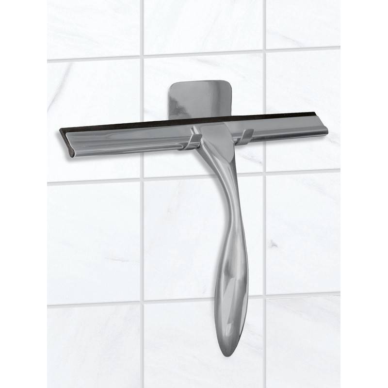 Kleine Wolke Puro Shower Squeegee, Colour: Silver, Material: Stainless Steel,