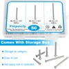 Yinpecly 50Pcs 6-32 Machine Screws, Extra Long Outlet Screws