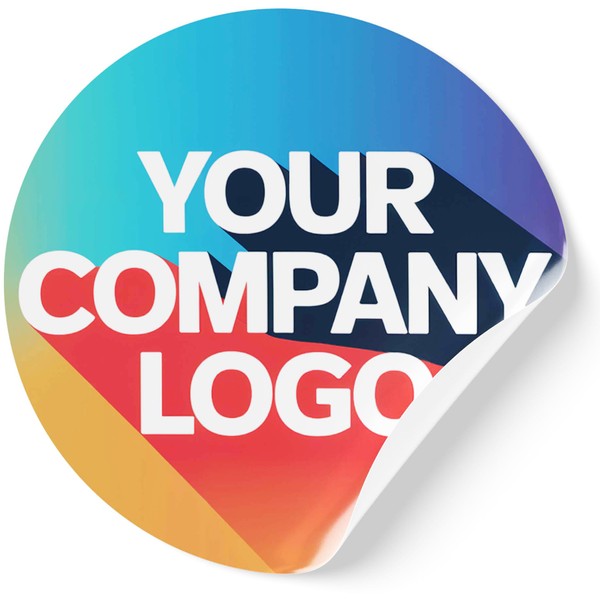 Hippowarehouse Personalised Labels Stickers 30 Upto 960 Customised Company Logo