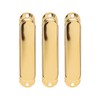 3Pcs Electric Guitar Single Coil Pickup Cover Copper Instrument Accessory