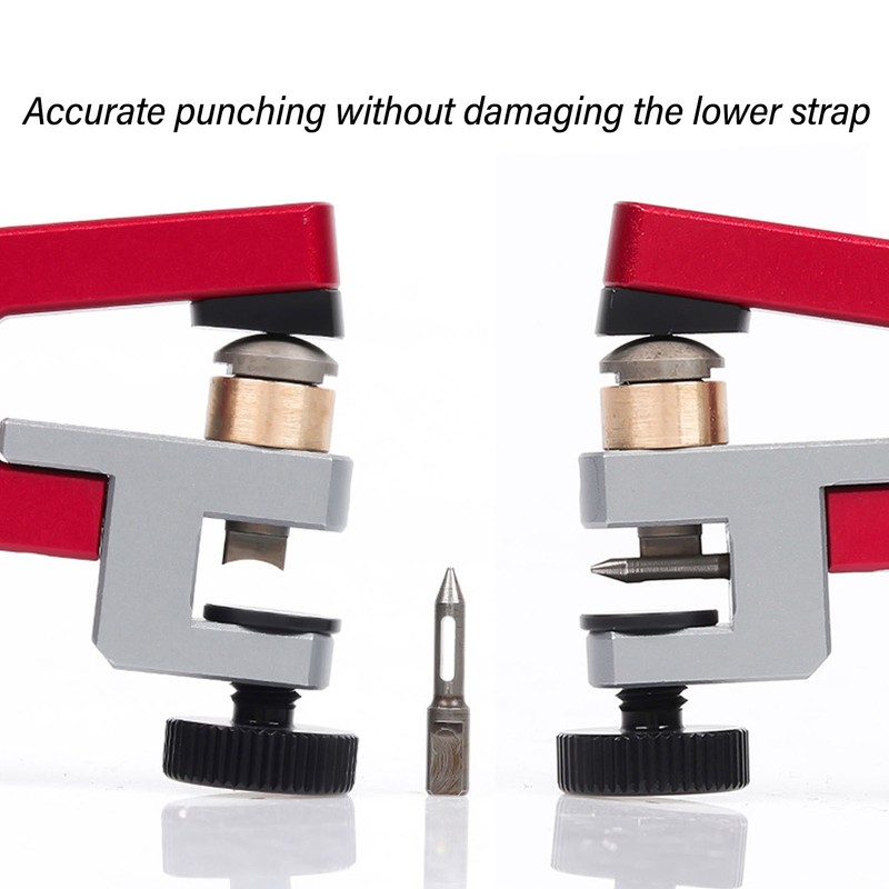 Hole Punch Pliers Ergonomic Labor Saving Aluminum Alloy Watch Band