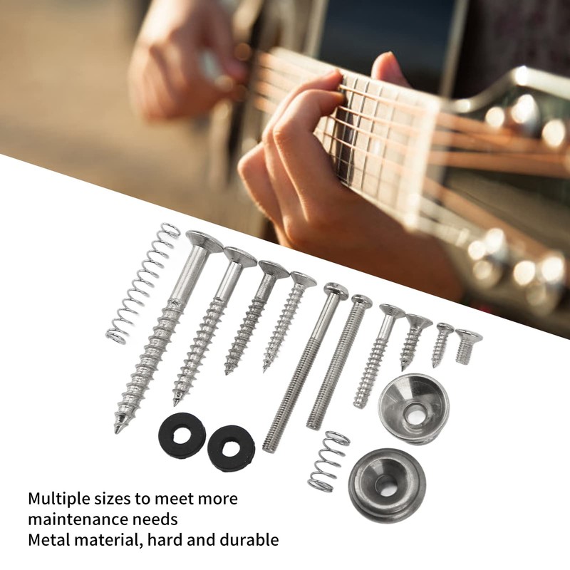 Electric Guitar Screw Kit, Guitar Mounting Screws Assortment Box Repair