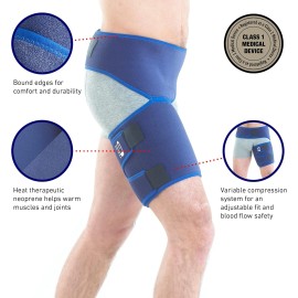 Neo-G Groin Brace for Thigh or Hamstring Injury. Groin Brace for Men and Women -
