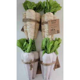 Way to Celebrate 4 packs Way To Celebrate Tan & Rattan Carrots Vase Filler Table 3 Carrot Spring