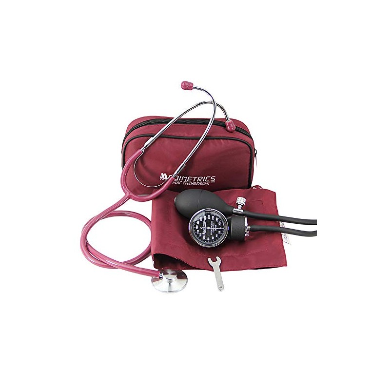 Medimetrics Kit Baumanómetro Aneroide + Con Estetoscopio Simplex , Color