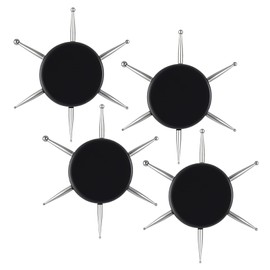 4 PCS 6 in 1 Circular Nail Dotting Tools Nail Design Dotting Pen Disc Dot Tool for Manicure Embossing Tracing Painting