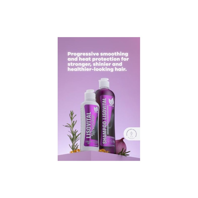 Natural Sant - Liso Vital dúo kit - Shampoo y