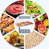 Countertop Ice Food Serving Display Tray with 5 Pan, Salad