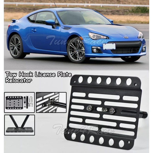 Tune4Race For 13-Up Subaru BRZ FT86 Front License Plate Tow
