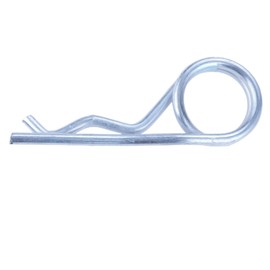 20/10/8/4/2/1PC Steel Double Ring Cotter Pins ,Double Coil R Clip Retaining Cotter Hair Pins for Trailer Stroller Cargo Boat（ (Size: 3*80mm/0.12*3.15inch 20PCS/Set)