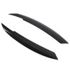 2PCS Car Headlight Eyebrows Carbon Fiber Style Left Right Replacement