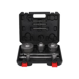 WGLOSI 9PCS Concrete Hole Saw Kit,Masonry Hole Saw with SDS Plus & Max Shank for Masonry Brick Cement Stone Wall Drilling Core bit Set 30/40/65/80/100mm