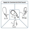 Commercial Sink Sprayer Valve with 45" Pre Rinse Hose, Pre