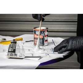 Evercoat Body Shop 105035 Pro-Grade Glazing Putty for Filling Minor Dings, Scratches and Low Spots in Aluminum, Fiberglass & More, Easy Mix Hardener Included 13 Fl Oz.