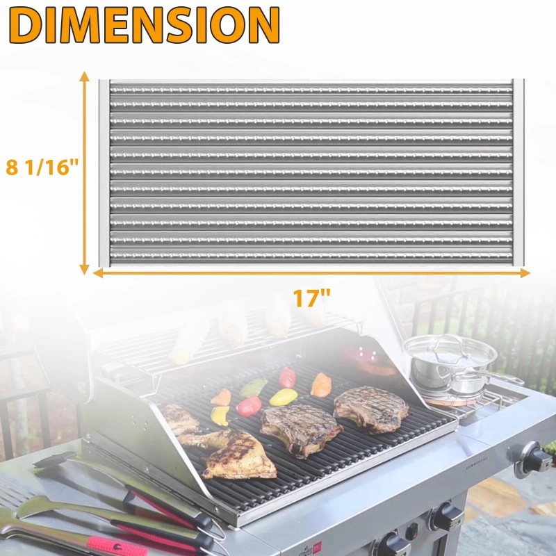 Dcyourhome Emitter Plates for Charbroil Infrared Grill Parts 463242515 463367016