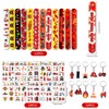 Fireman Party Bags, Fire Brigade Decoration Children's Birthday, 10 Keyrings,