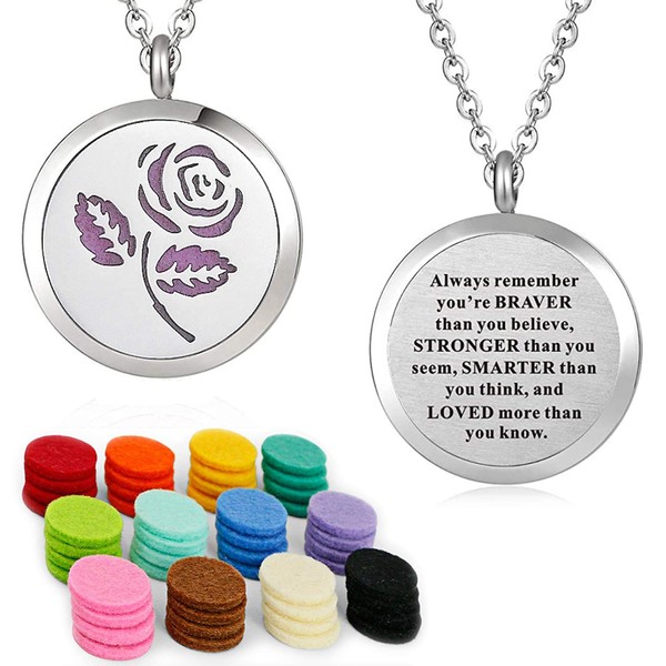 Essential Oil Necklace Diffuser Family Tree of Life Necklace Pendant