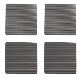 Stay! Furniture Pads, Square Furniture Grippers, Gripper Pads, Protect Your Floor | Works on Hardwood Floors and Carpet, Anti-Slip | Square, Gray, Set of 4 (6 inch)