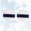 FOMIYES 2pcs Soft Round Powder Puff Cosmetics Tool Dual Sided