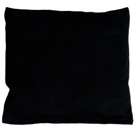 Cherry Stone Cushion 12 x 12 cm Black - Heat Cushion & Cold Cushion - Grain Cushion with Cherry Stones