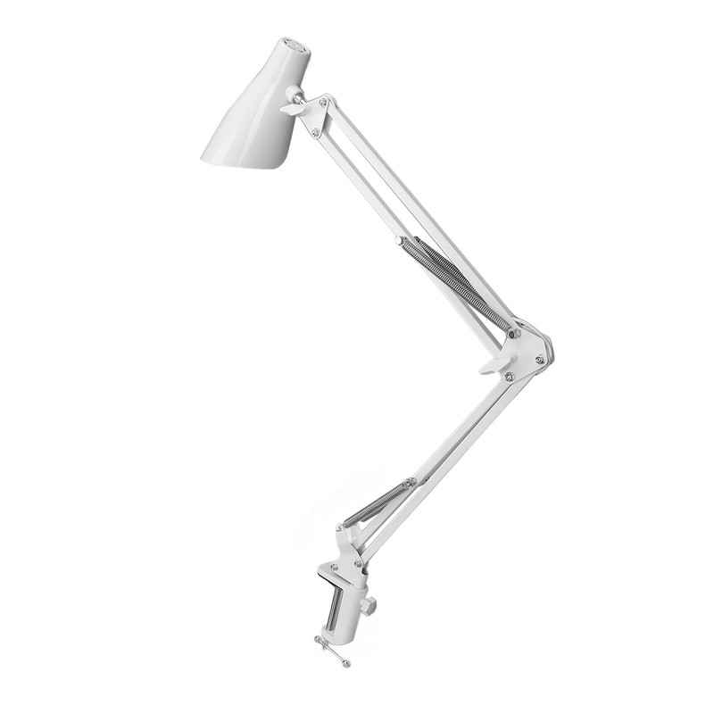 Swing Arm Desk Light with Clamp USB 3 Lighting 10
