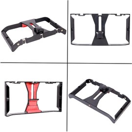 Smartphone Video Cage Rig, HuaerHui Handheld Phone Video Filmmaking Vlogging Stabilizer Grip Tripod Mount Fits Most Phones, with Cold Shoe Mounts, 1/4in Screw Holes to Connect LED Lights/Microphones