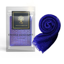 Afrikanisches Duschnetz, Djampe, afrikanischer Peeling-Duschschwamm, Badehandschuh, weich, Blumen-Waschlappen, XL, Badezubehör für Damen und Herren, Kinder, Körperpeeling-Netz