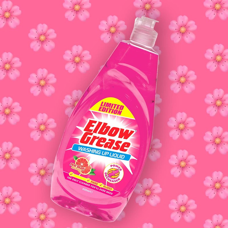 Elbow GreaseWashing Up Liquid, Pink Blush 600 ml