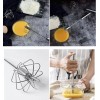 TIKA Semi-Automatic Egg Whisk – Stainless Steel Hand Push Beater
