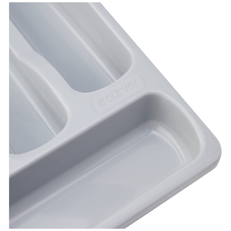 Curver 228006&nbsp;Cutlery Tray Small Gray Plastic 33&nbsp;x 20&nbsp;x 6&nbsp;cm