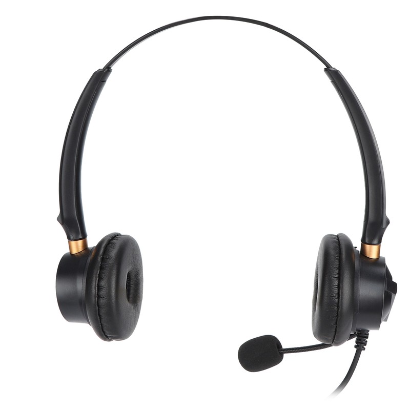 H600D‑2.5 Telephone Headset Call Center Noise Cancelling Corded Binaural Customer