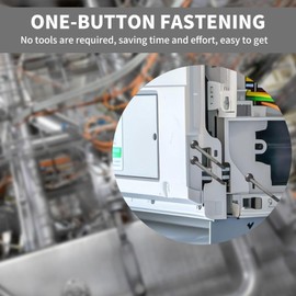 100PCS Nylon Universal Cable Tie Buckle, Heavy Duty Self-Locking Nylon Zip Ties Holder, Plastic Cable Ties Tool Fasteners Car Body, Multipurpose Plastic Cable Ties Tool for Car Daily Repair Quick Fix