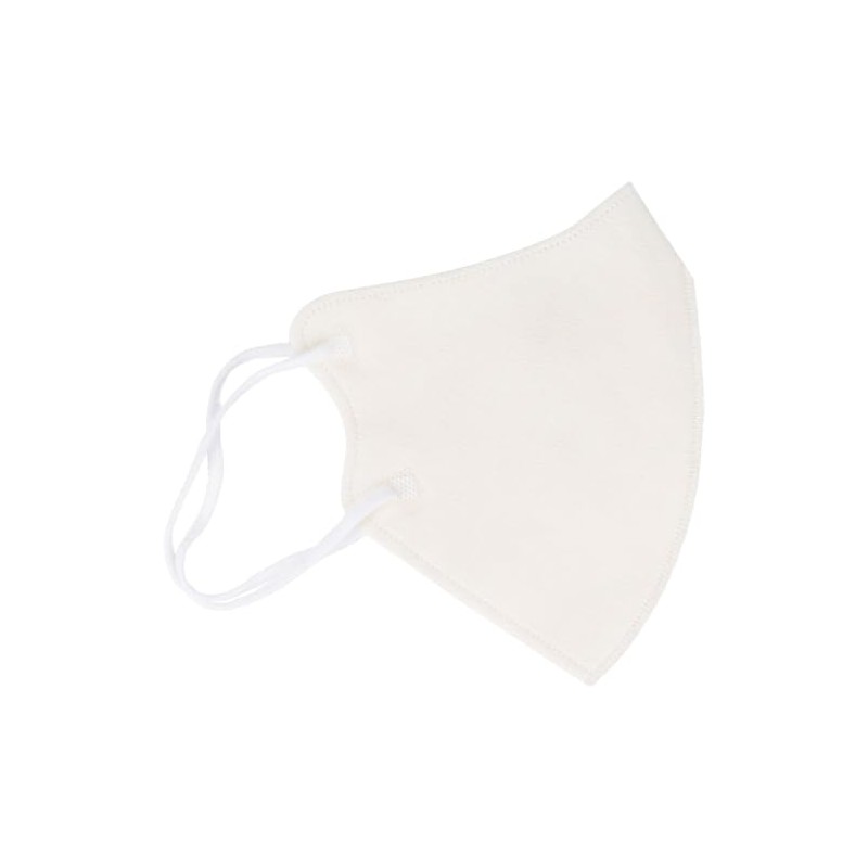 [iiもの本舗] 3D立体マスク スマートタイプ バイカラー ミルキーホワイト ふつうサイズ 10枚入