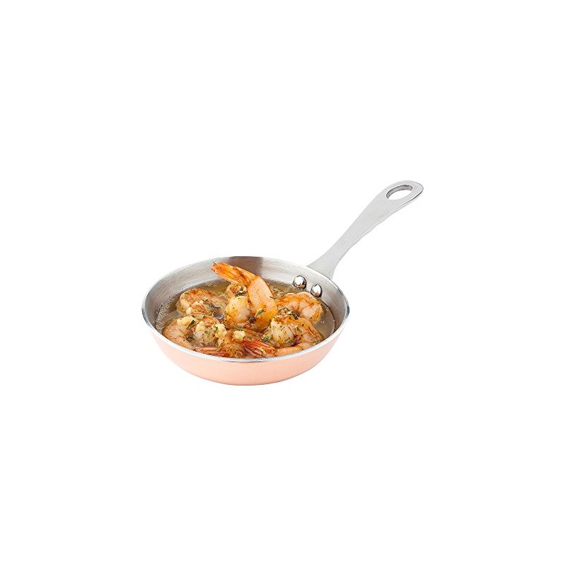 Restaurantware 4 Inch Mini Frying Pan 1 Round Egg Pan