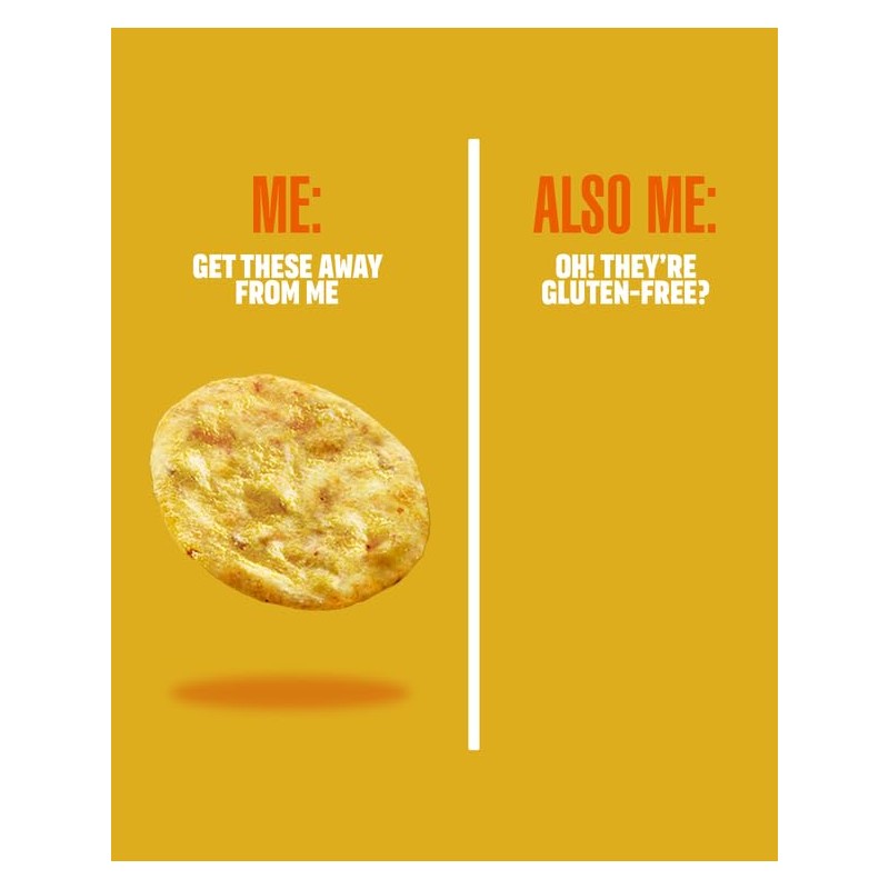 Blue Diamond Almonds Nut-Thins Gluten Free Cracker Crisps, Cheddar Cheese,