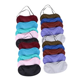 ORFOFE Weighted Sleep Eye Mask Blackout Blindfold Adjustable Straps Night Blindfold for Travel Hotel Home Silk Sleep Patch