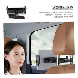 jojofuny Car Headrest Tablet Holder Mount for Backseat Viewing Angle Easy Installation Compatible Phones Tablets for -Distance Travel Entertainment