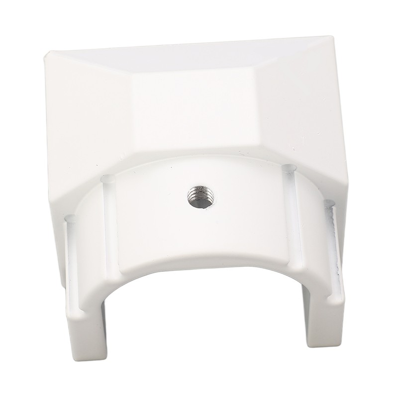 RV Awning End Plug White Solid Aluminum Durable Easy Installation