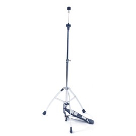 Professional Foldable Hi-Hat Stand,Control Style Drum Hi-Hat Cymbal Stand with Pedal Silver & Black