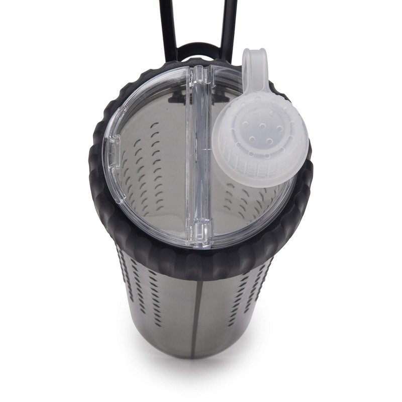 Dexas Popware for Pets Snack Duo Dual Chambered Hydration Bottle