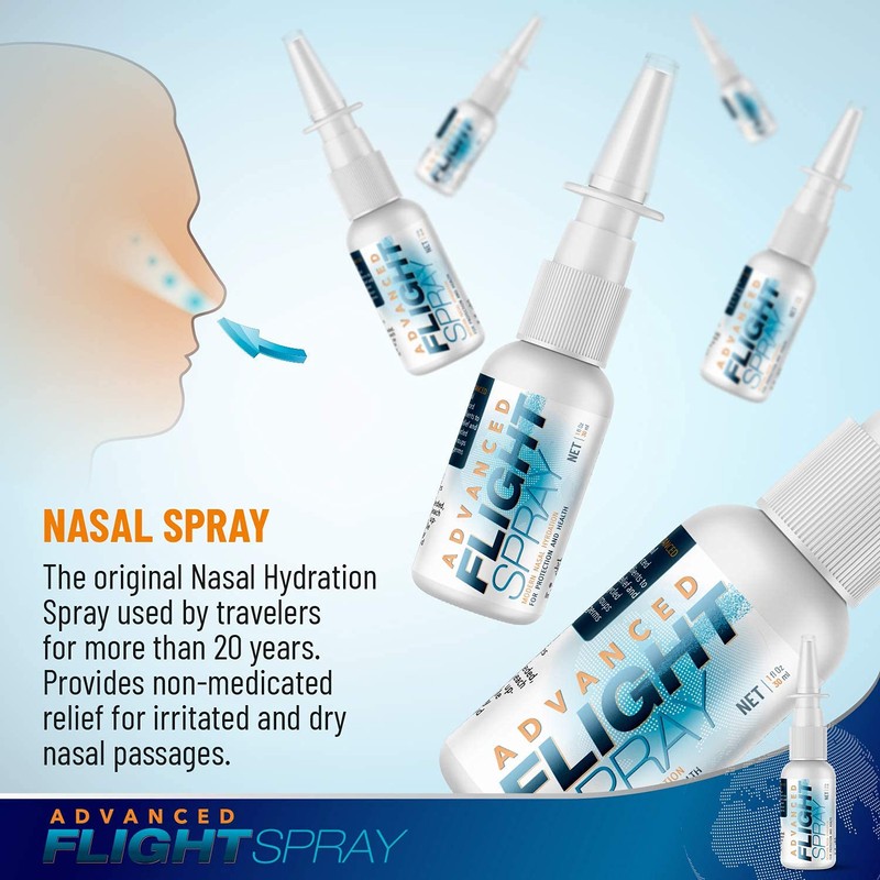Intelligent Remedies Flight Spray Advanced, Nasal Nose Spray Cleaner for