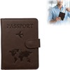 Porta Pasaporte con Bloqueo RFID, Funda para Pasaporte y Visa