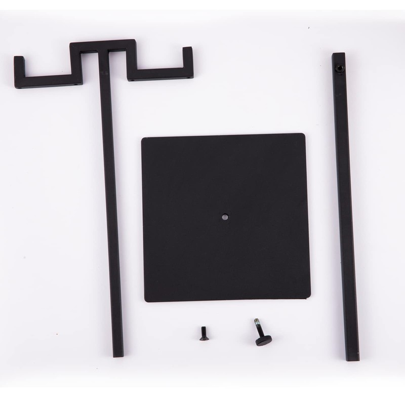 Polmart Tabletop Adjustable Double Hook Handbag Purse Display Stand, Black