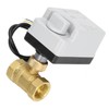 Motorized Ball Valve Electrical 2 Way Normally Closed Manual Automatic