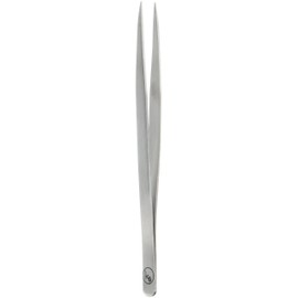 Kent Supplies 6-Inch Stainless Steel Tweezers with Smooth Jaw Tips