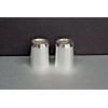 Pair of Silver Plated Smooth Candle Follower 7/8" Size (Burner