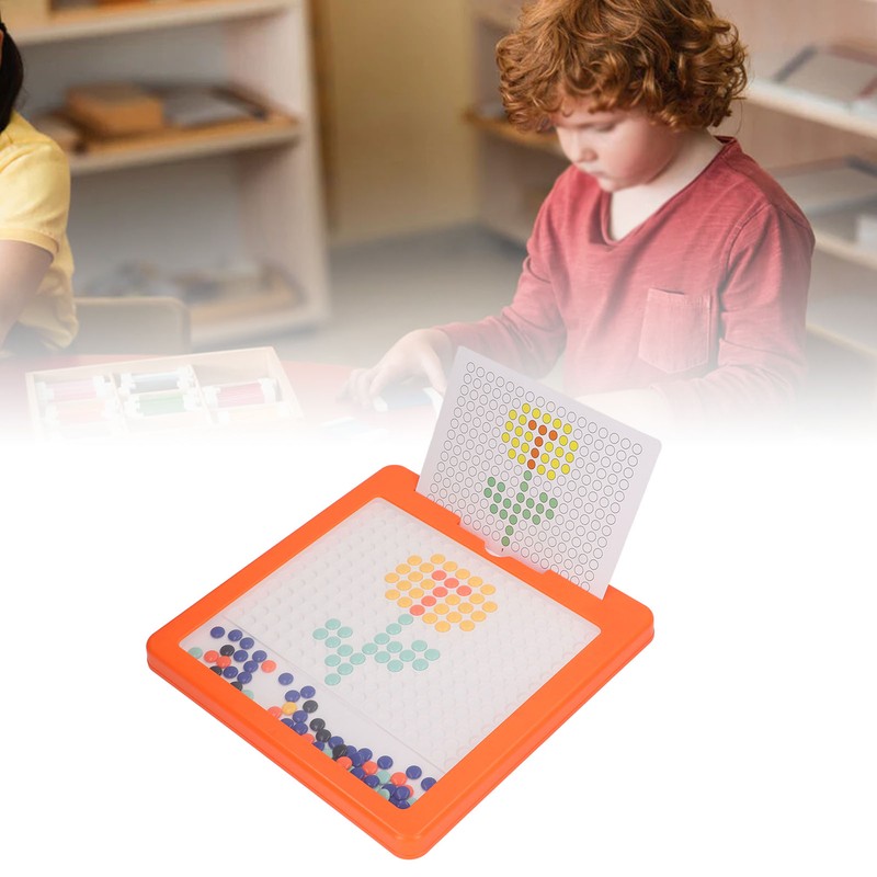 Magnetic Drawing Board for Toddlers Colorful Educational Doodle Board with