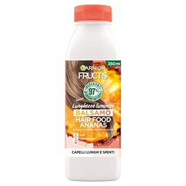 Garnier Fructis Hair Food Pineapple Conditioner for Long and Dull Hair Formula with 97% Natural Ingredients 350ml