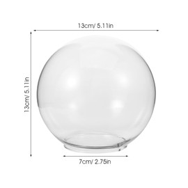 DECHOUS Globe Glass Lamp Shade Replacement for Pendant Lighting Elegant Frosted Design for Living Room and Kitchen Decor